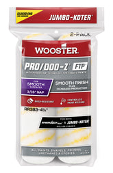 Jumbo-Koter Pro/Doo-Z FTP 3/16" pakket van 2 verfrollers met gesloten uiteinde