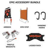 Little Giant Epic™ BUNDLE Aluminum Ladder with Accessory
