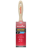 Gold Edge Flat Paint Brush