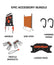 Little Giant Epic™ BUNDLE Escalera de aluminio con accesorio