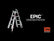 Little Giant Epic™ BUNDLE Escalera de aluminio con accesorio